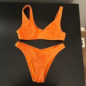 Pacsun Orange LA Hearts Katie Deep Bikini